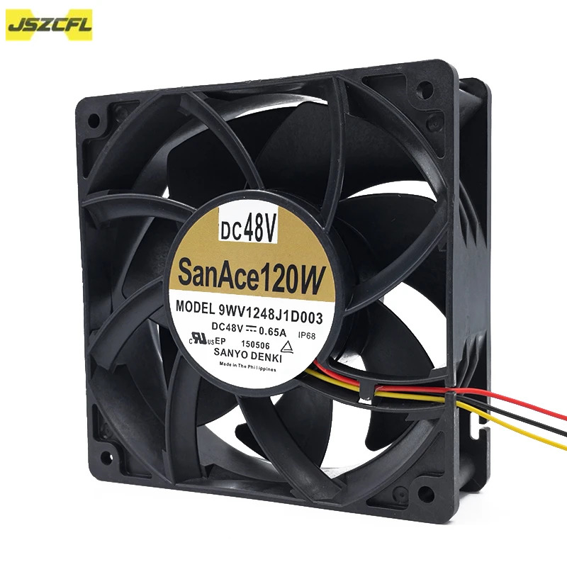 9WV1248J1D003 DC 48V 0.65A mm 스위치 서버 냉각팬