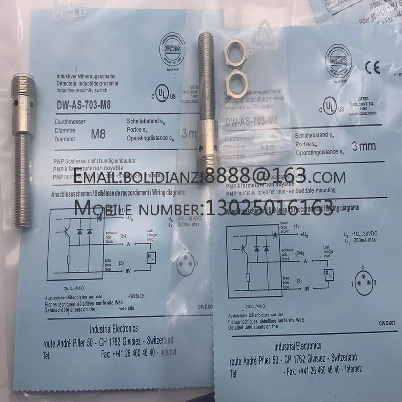 DW-AS-701-M8 DW-AS-702-M8 DW-AS-703-M8 DW-AS-704-M8 DW-AS-501-P12-621 DW-AS-703-M12-697 오리지널 센서