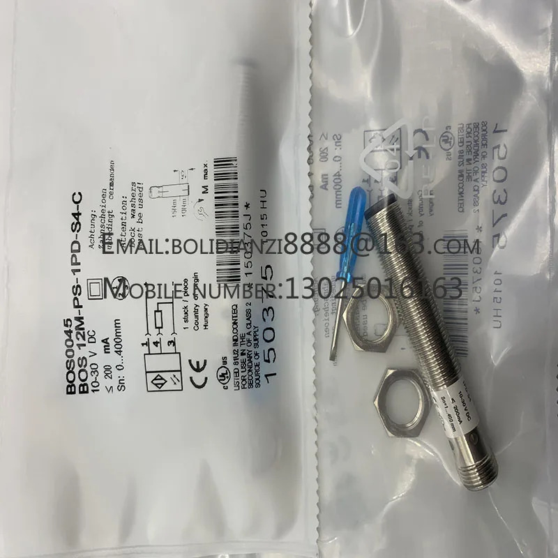BOS 12M-PS-1PD-BO-C-03 오리지널 스위치 센서