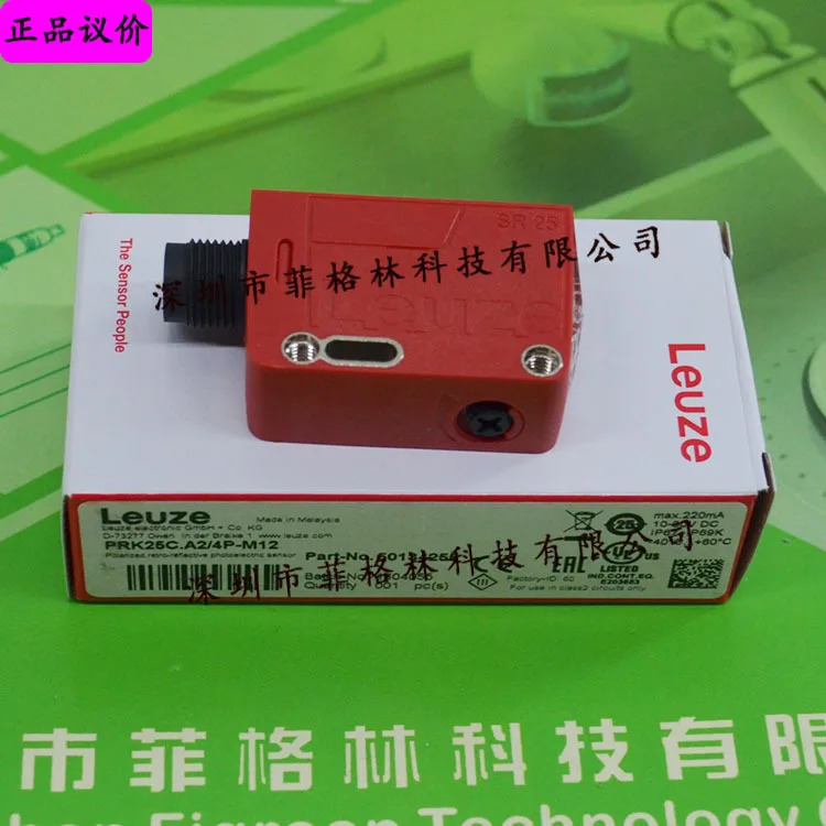 실제 RK25C. A2/4P-M12 Leuze 광전스위치