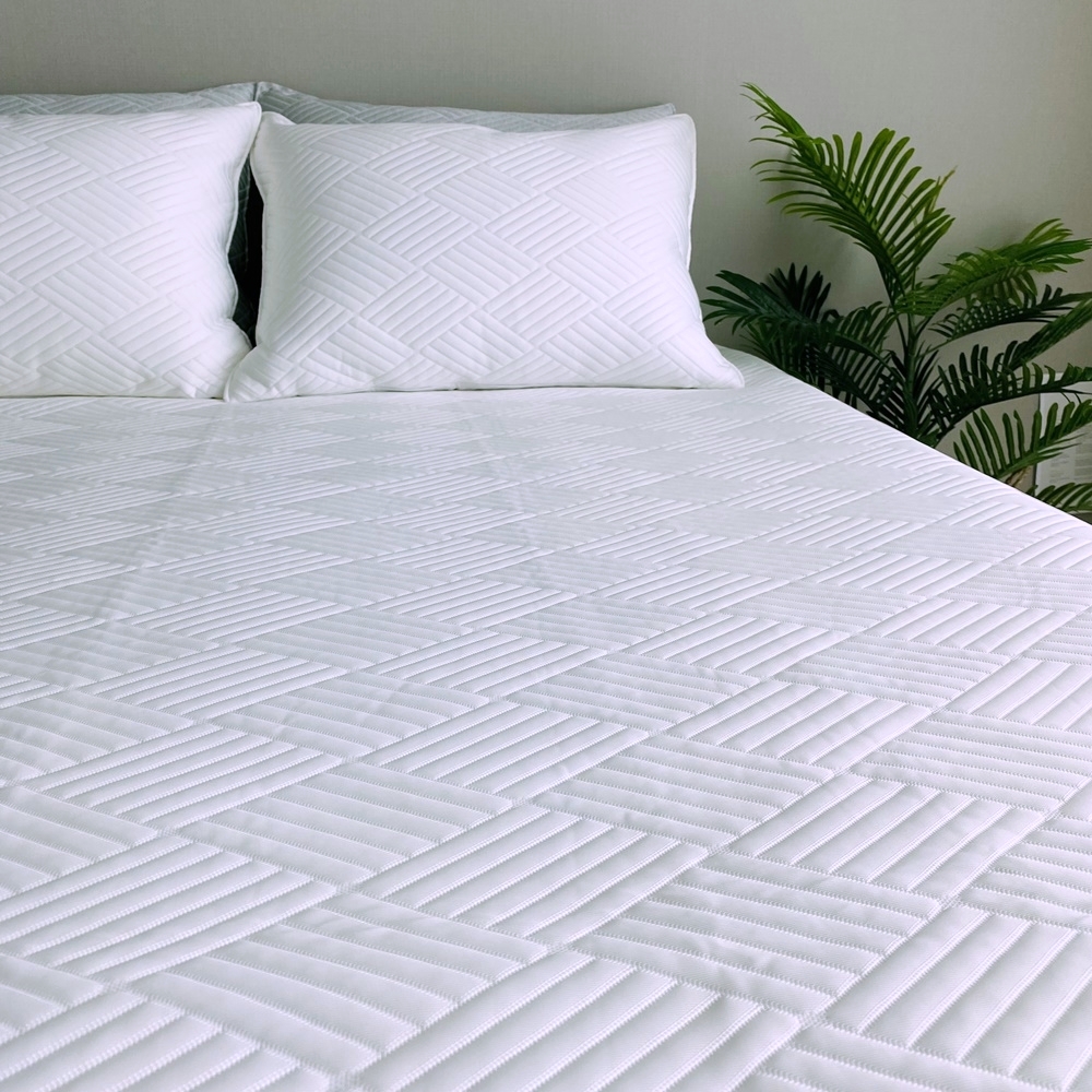 천사베딩 26년 휴비스 듀라론 여름 냉감패드 항균 패밀리 침대 고정밴드 퀸 패드 Q