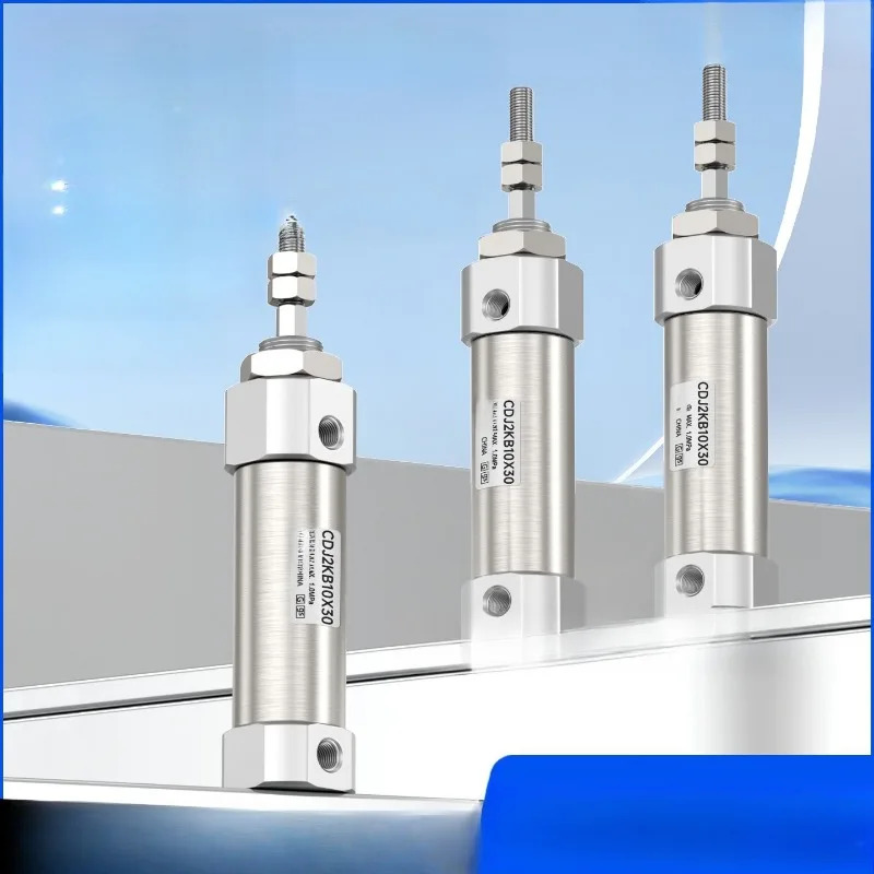 스테인리스 스틸 미니 실린더 부품 PB/CDJ2B16/10-10 x 20x30/45/60/75 Z-B