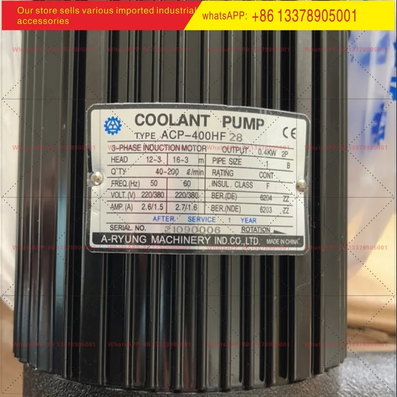 ACP-400HF18 28 Yalong A-RYUNG ACP-600HF18 냉각 펌프