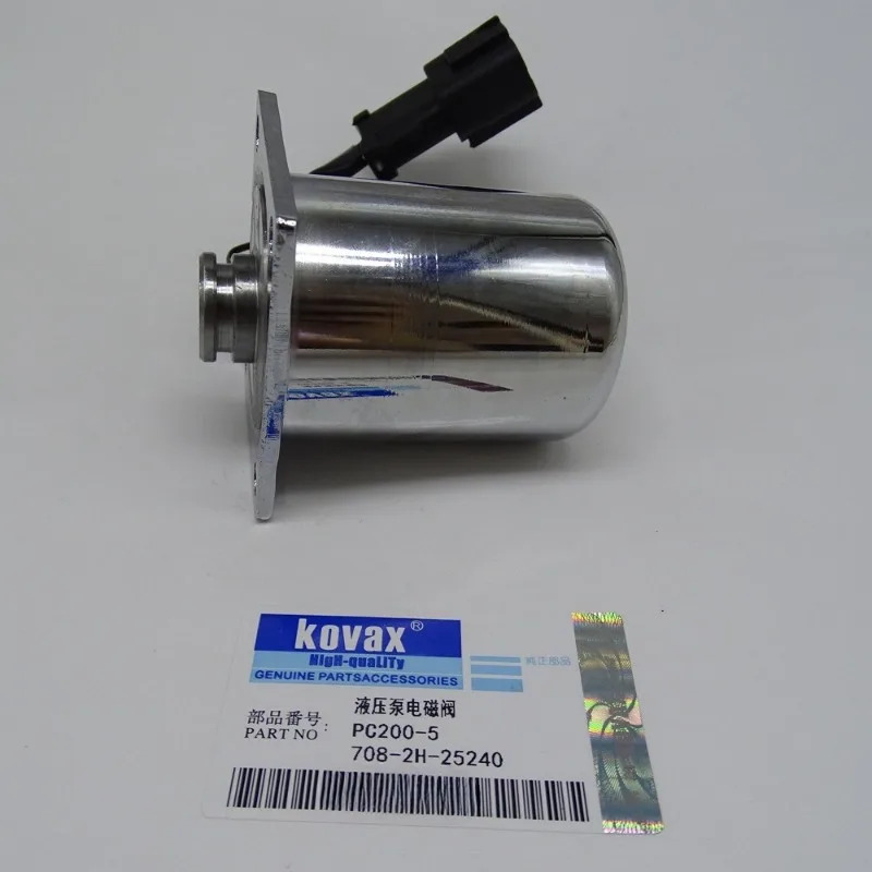 이 Jianleshun KOVAX 유압 펌프 솔레노이드 밸브 PC200-5 708-2H-25240 건설 기계 부품