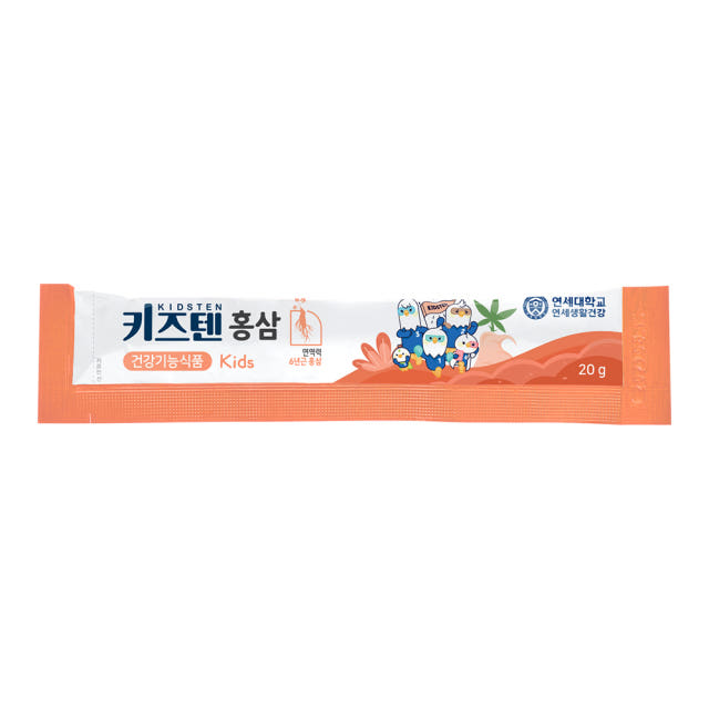 연세 키즈텐 어린이 홍삼 초등학생 유아 6년근 젤리 스틱 면역력 20g 30포, 1개