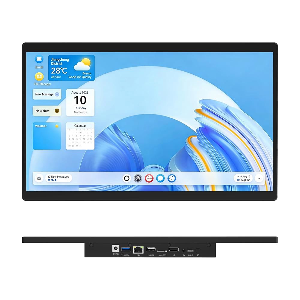 15.6인치 올인원 패널 PC 산업용 블루투스 터치스크린 ROM, 컴퓨터, 2.0 RK3399 HDMI 팬리스 Wi-Fi 12 4.2 RAM/64GB 5 4GB 태블릿 컴퓨터 안드 - 상품 이미지