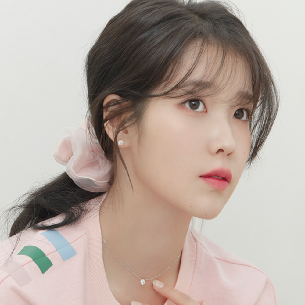 [아이유PICK] LALA J 오간자 헤어 스크런치 - 베이비 핑크 (JALJHS2BF821FA000) 이미지