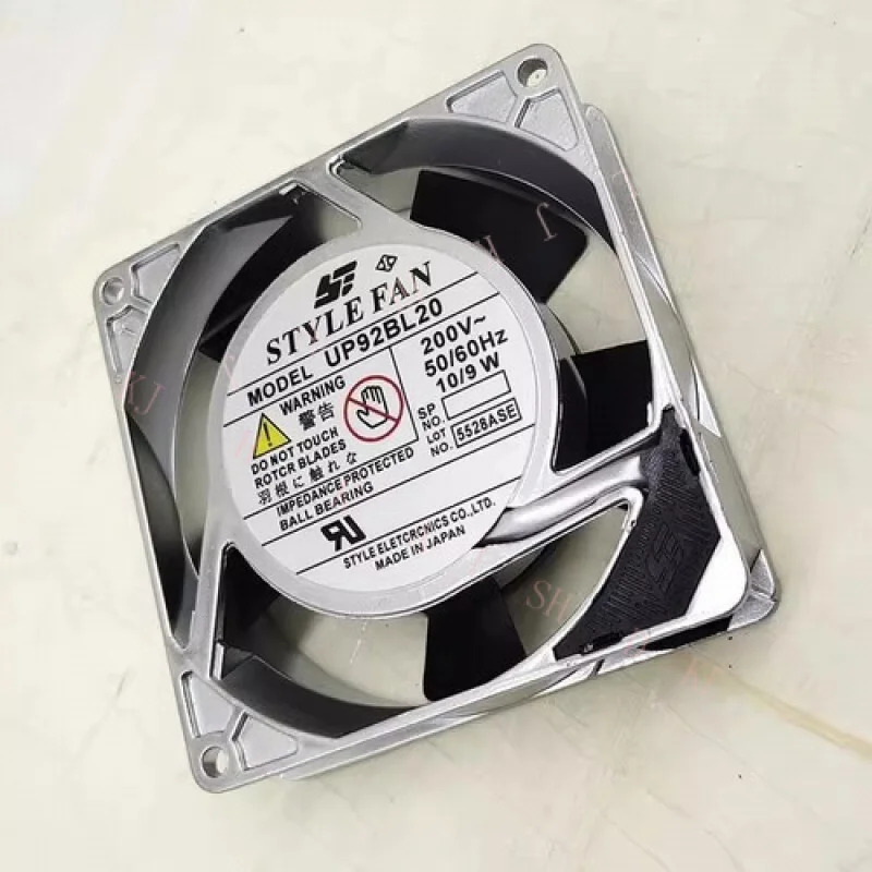 N FOR STYLE FAN UP92BL20 200V 10/9W 9225 금속 프레임 냉각팬