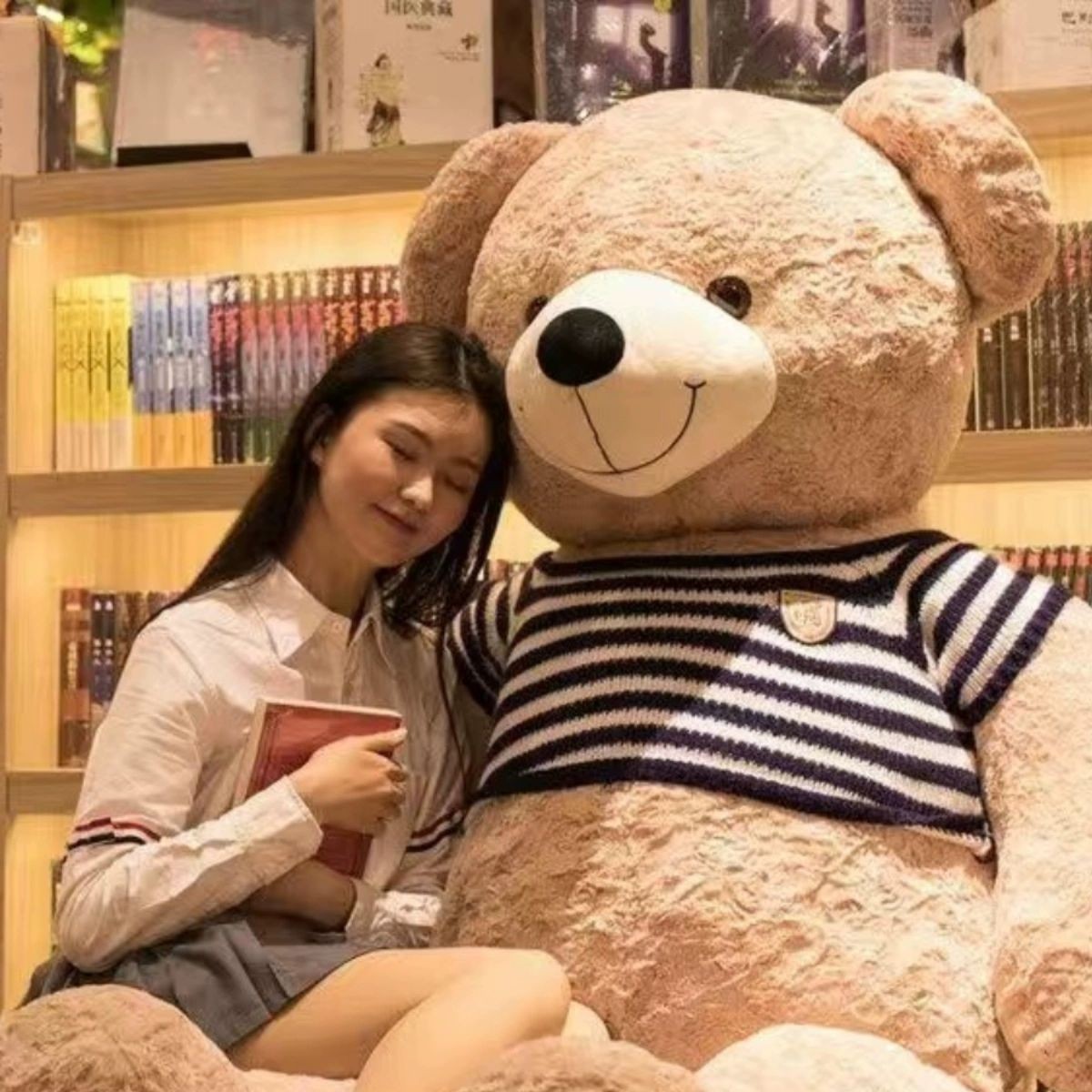 안고자는 곰인형 침대 초대형 애착 옆자리 공룡 잠만보침대 인형 봉제 돼지 - 상품 이미지