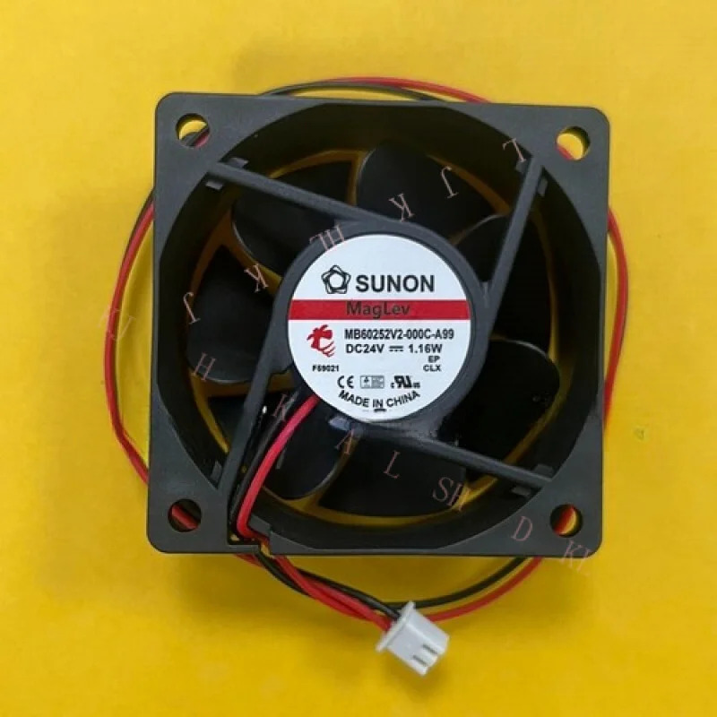 N FOR SUNON MB60252V2-000C-A99 6025 DC24V 1.16W 6CM 2선식 냉각팬