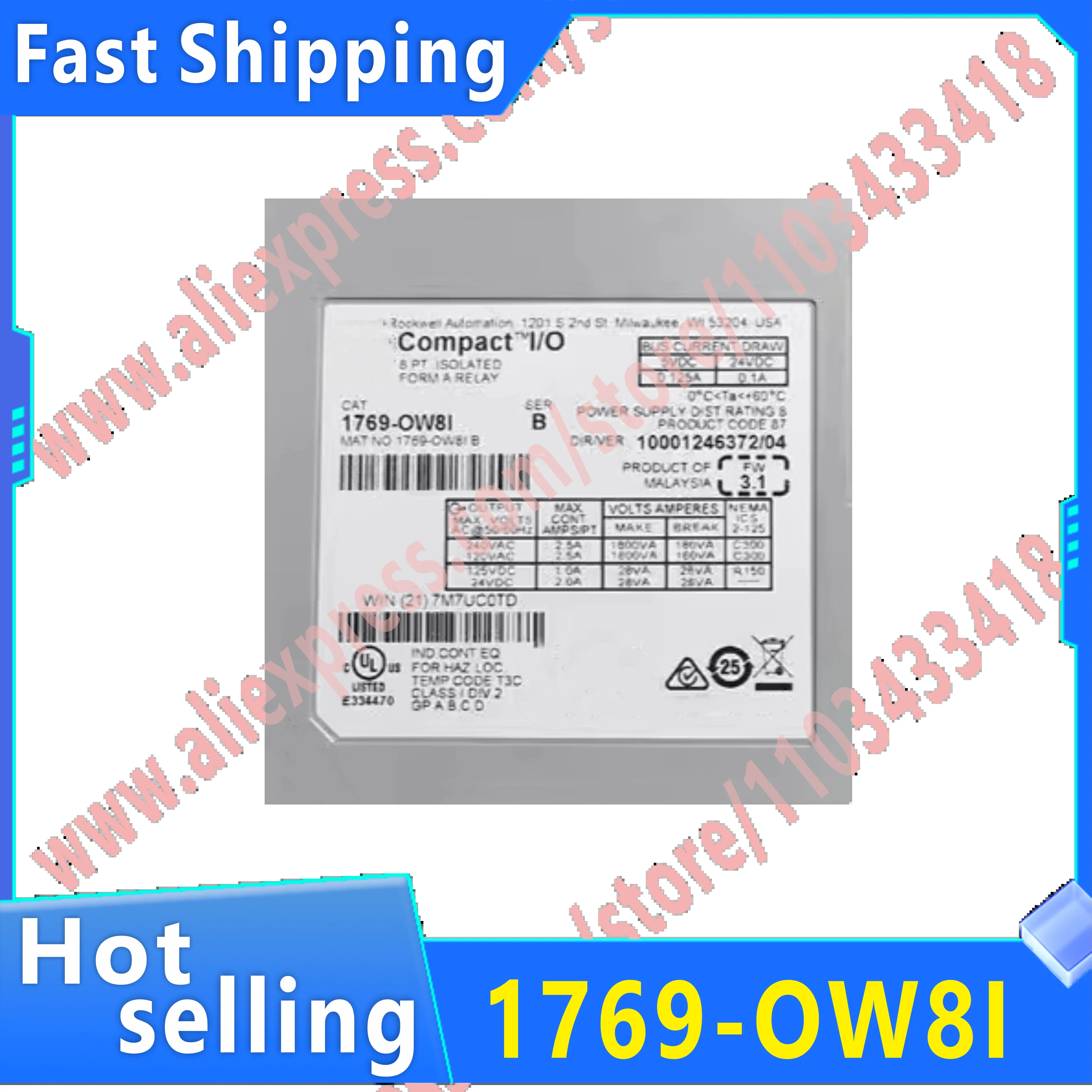 원본 MT8101iE MT8106IE MT8103iE 1769-OW8I