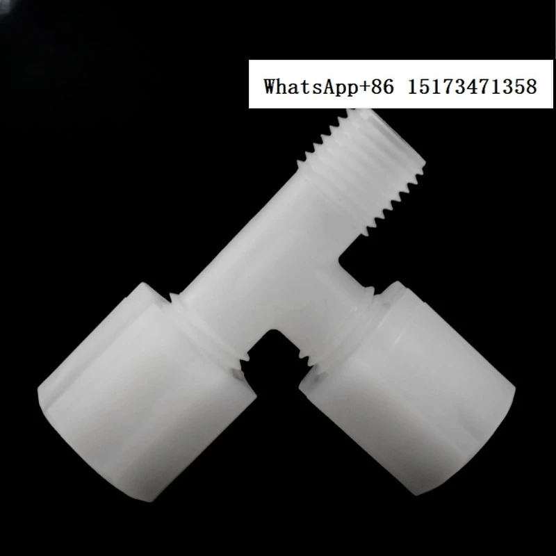 PVDF 퀵 커넥터 3방향 카드 슬리브 호스 에어 튜브 PP