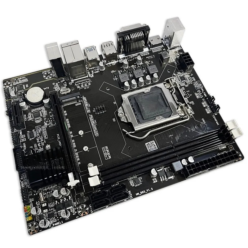 B85 컴퓨터 DDR3 메인보드 1150핀 M.2 인터페이스 HDMI 지원 I3 I5 듀얼 코어 쿼드 CPU 세트 부품