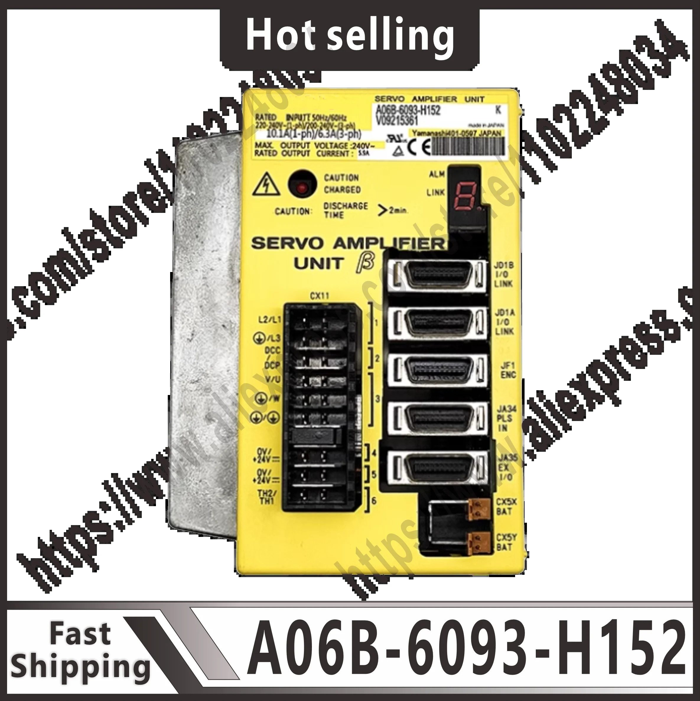 오리지널 A06B-6093-H152 서보 드라이버 신