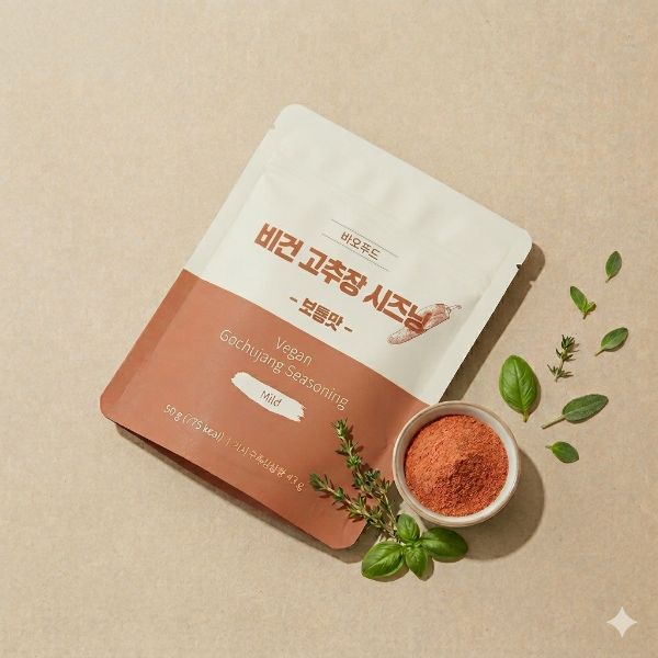 비건 고추장 시즈닝 순한맛 글루텐프리 분말 볶음 양념 가루 - 상세 이미지 2