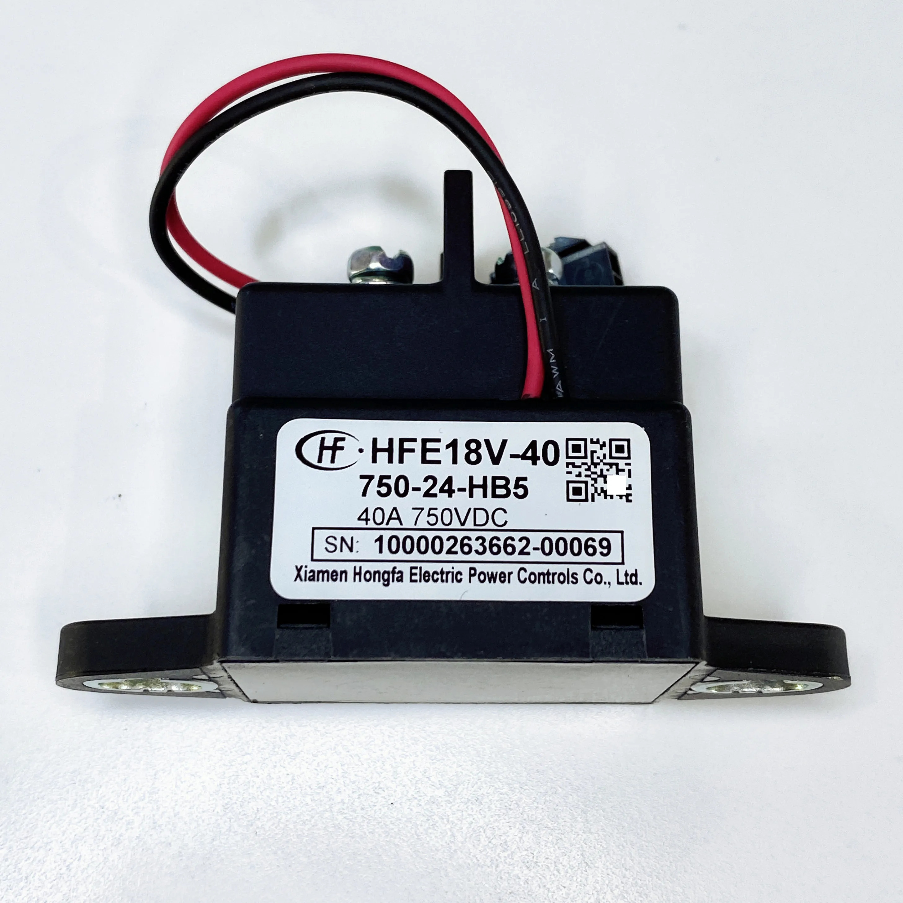 HFE18V-40/750-24-HB5 홍파 고전압 DC 릴레이 40A 750V 전기차 24V