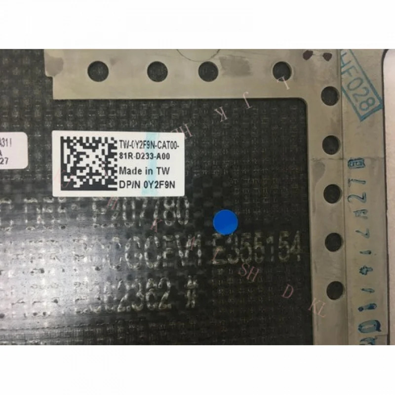 델 XPS 15 9560 프리시전 M5520 5520 단 케이스 팜레스트 0Y2F9N Y2F9N새