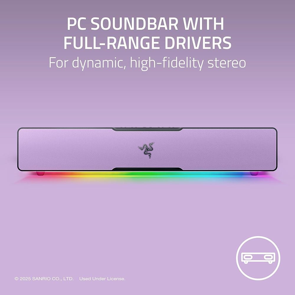 Razer Leviathan V2 X PC 전원 RGB 사운드바 및 태블릿 디자인 크로마 쿠로미 USB 닌텐도 타입 노트북, 오디오 스마트폰, 블루투스 전송 5.0 스위치용 PC, - 상세 이미지 2