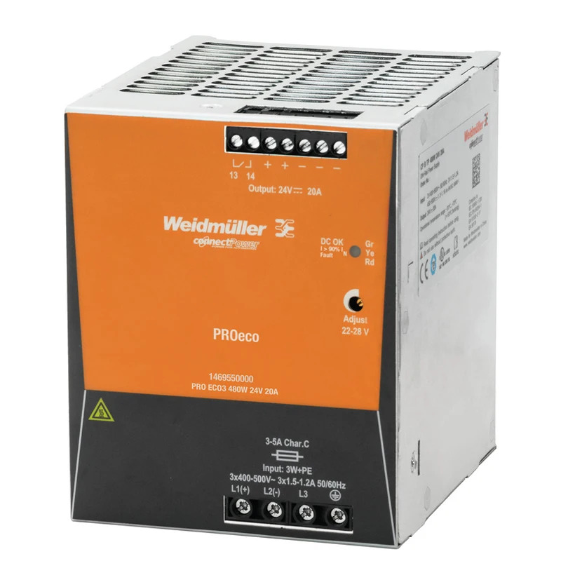 weidmullller 전원 모듈 PROECO 72/120/240/480/960W 24V 1469530000 1469540000 1469550000 1469560000 14695