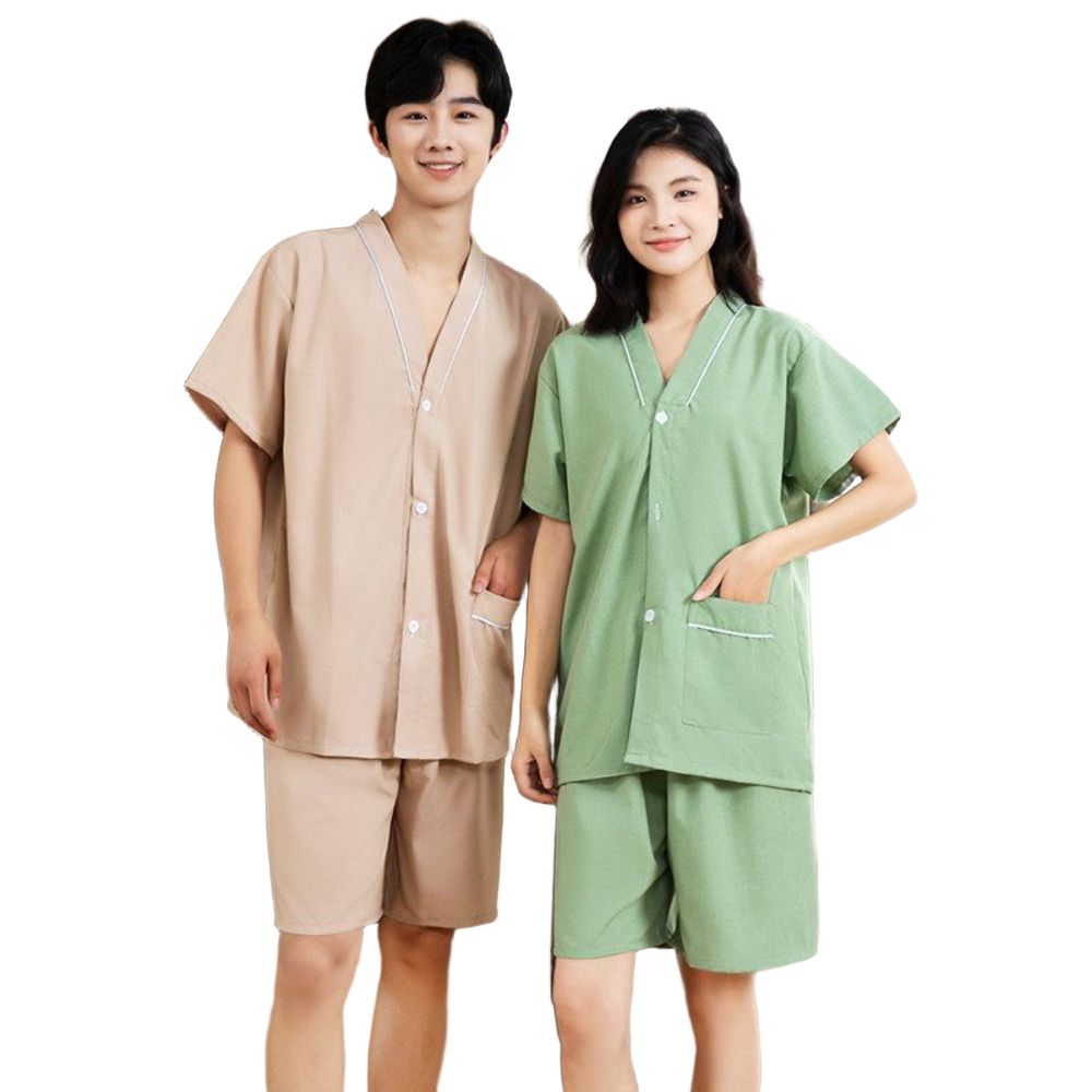 한의원 환자복 침치료복 물리치료 뒷트임 상하세트 진료복 마사지복 의류 - 상세 이미지 4