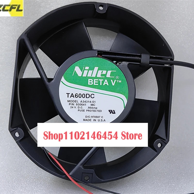 Nidec A34314-51 DC 24V 0.98A 171X151X51mm 원형 냉각팬1PC