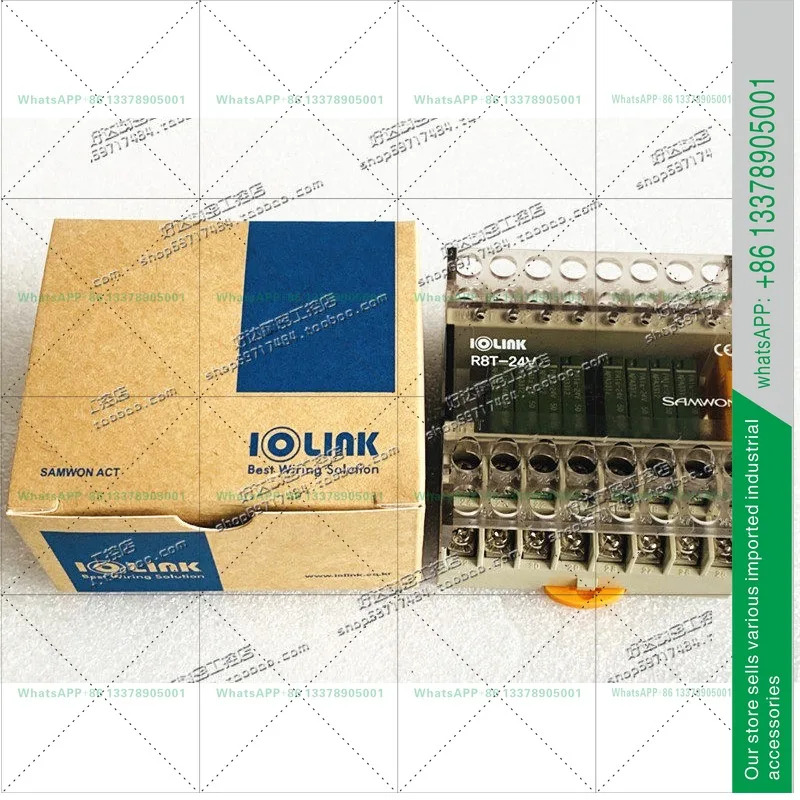 오리지널 3상 릴레이 모듈 R8G-24V R8T-24V 24VDC R8T-YC