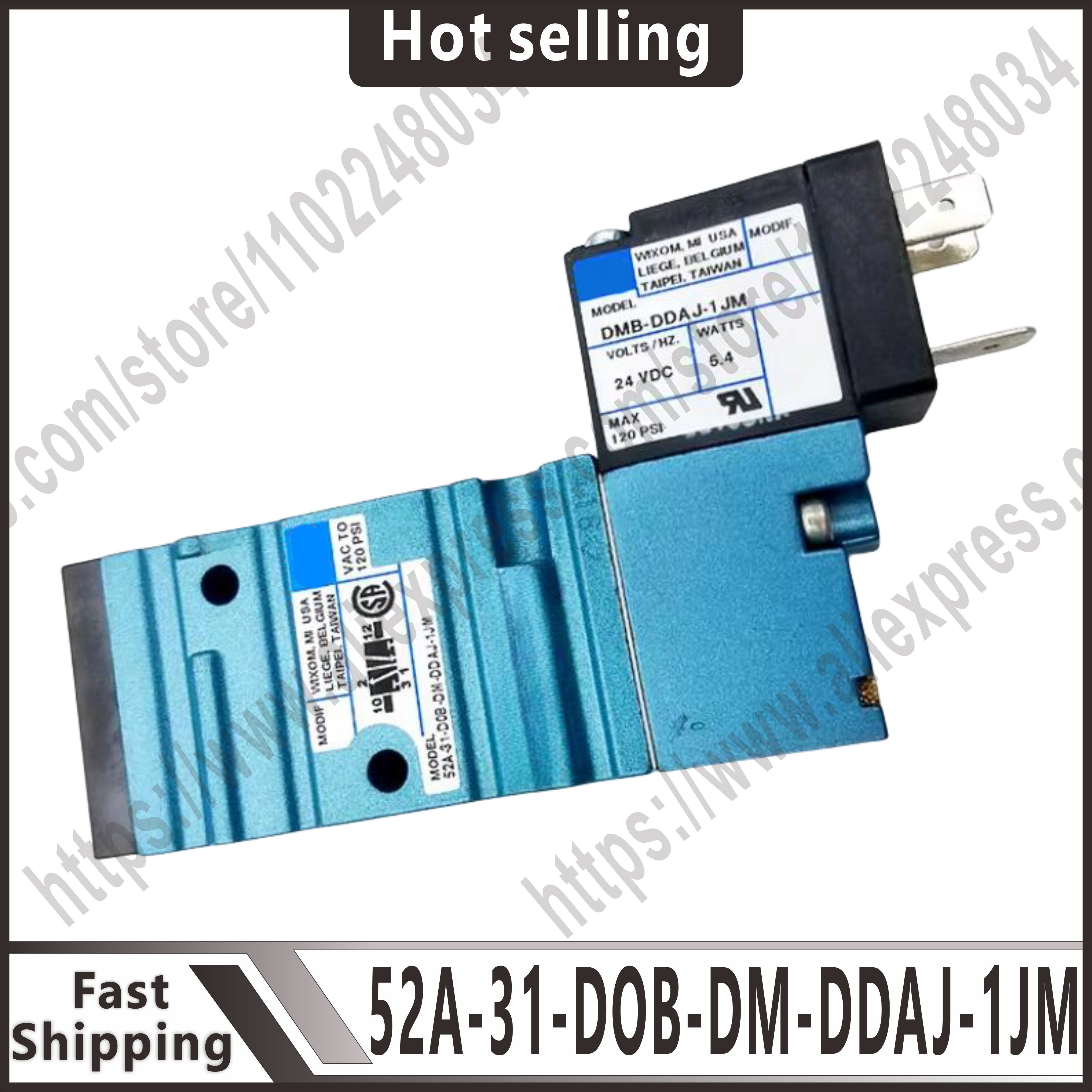솔레노이드 밸브 52A-31-DOB-DM-DAJ-1JM 52A-31-D0B-DM-DDAJ-1KJ DDBA-1BA