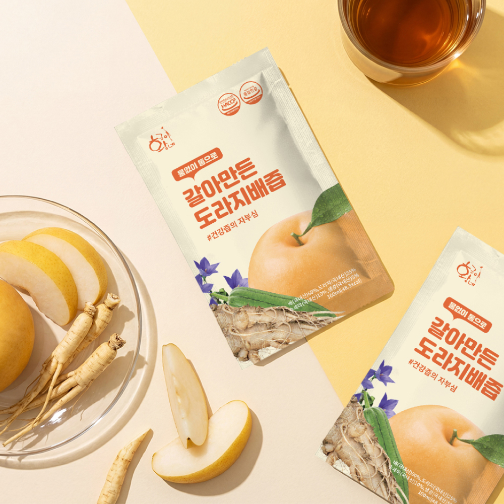 물없이 통으로 갈아만든 도라지배즙 아이용 100ml x 30포 진액 엑기스 상품 이미지