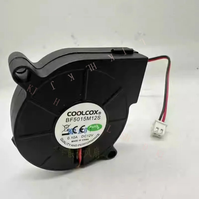 COOLCOX BF5015M12S DC12V 0.10A 5CM 2핀 터보 블로워 냉각팬NN