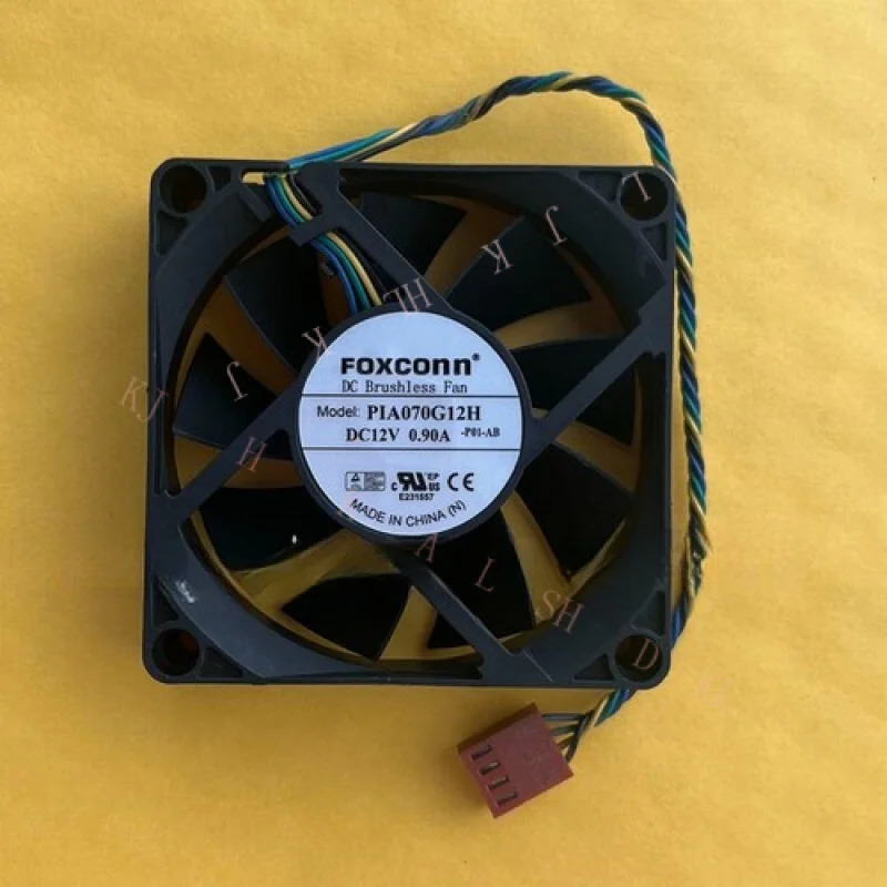 N FOR Foxconn PIA070G12H 7025 DC12V 0.90A 7CM 4핀 냉각팬