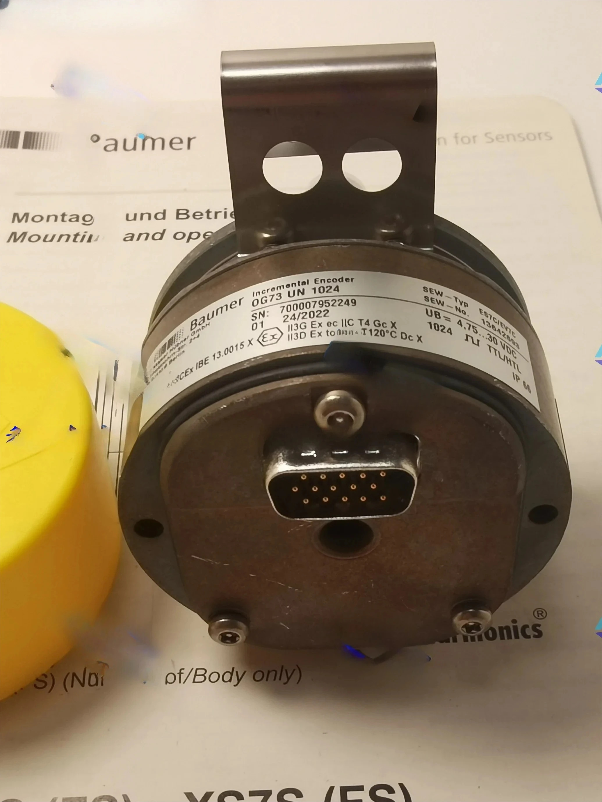 ES7C/EV7C OG73UN1024 바우머 엔코더 0G73UN1024