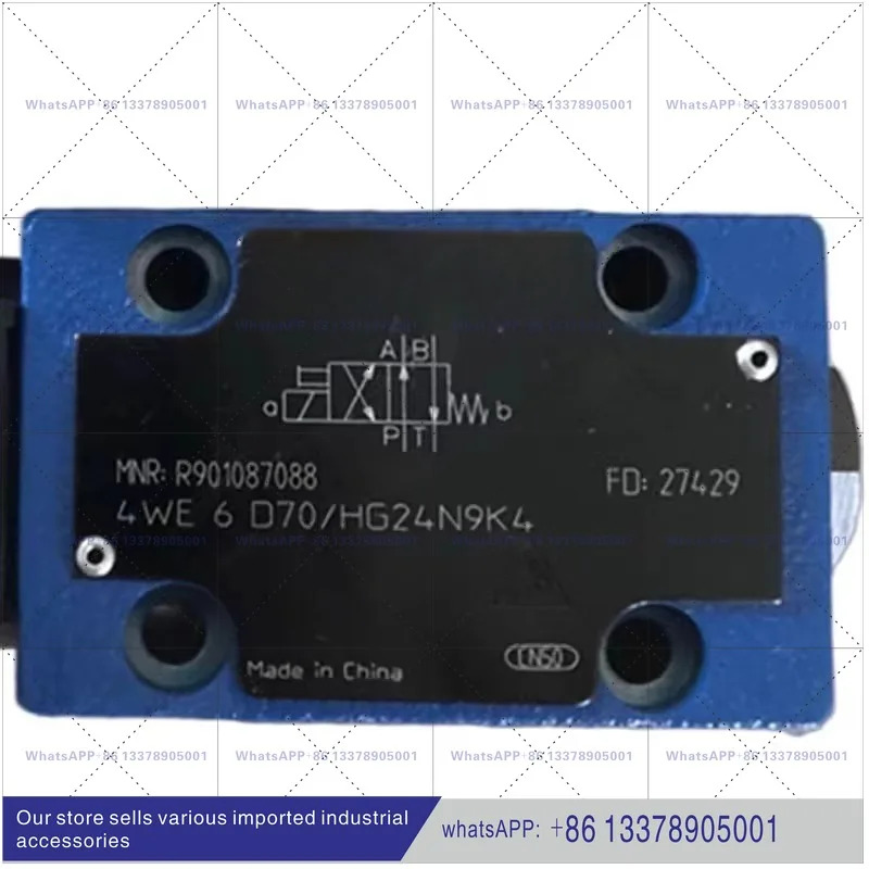 R901087088 솔레노이드 역전 밸브 4WE6D7X/HG24N9K4 오리지널