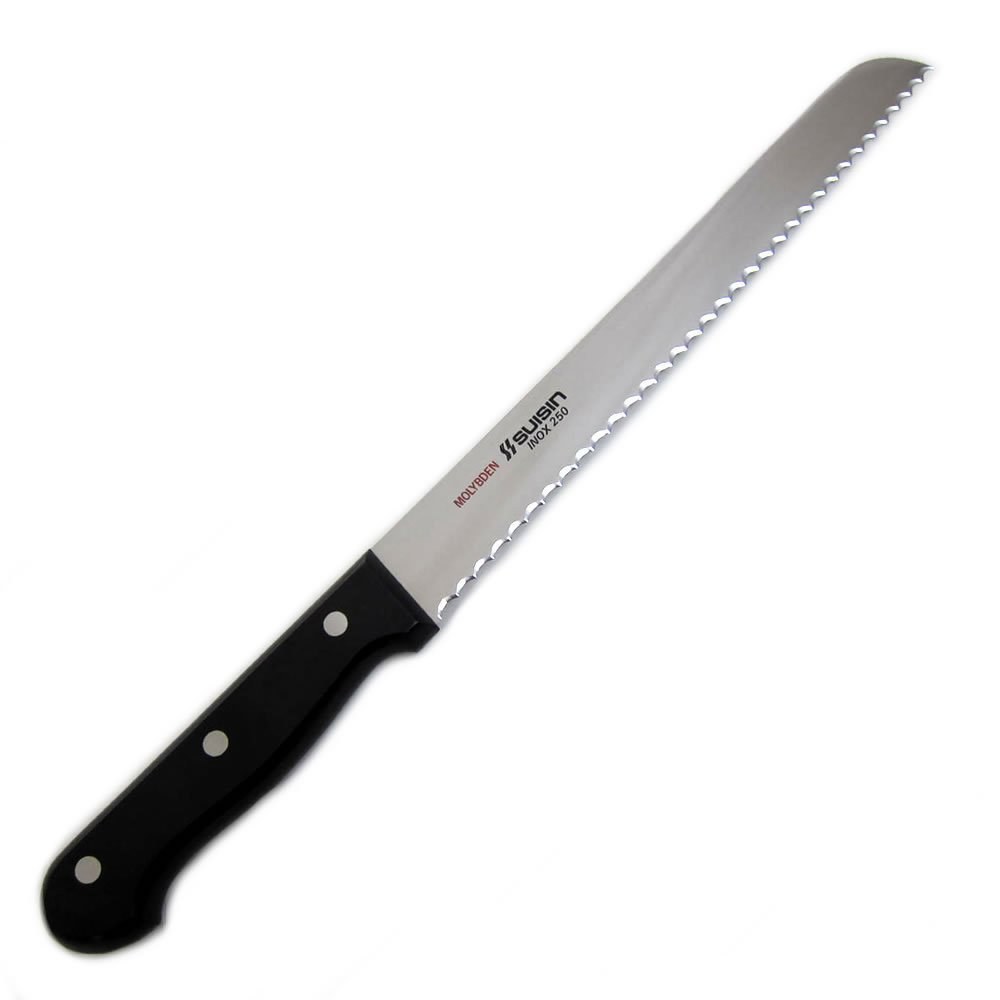 Houcho. com Suisin Inox 웨스턴 스타일 정품 250mm(9.8인치) 스틸 나이프 시리즈, 사카이 이녹스 브레드 제조, - 상품 이미지