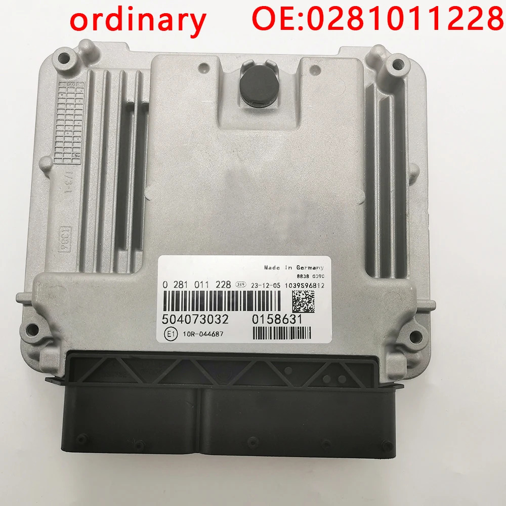 0281011228 ECU Originele 모터 컴퓨터 보드 전제어 장치 Edc16c8 504073032 Iveco호환 Geschikt