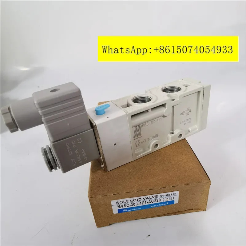 전자기 밸브 MVSC-300-4E1 금속 MINDMAN 2위치 5방향 DC24V AC220 공압 제어