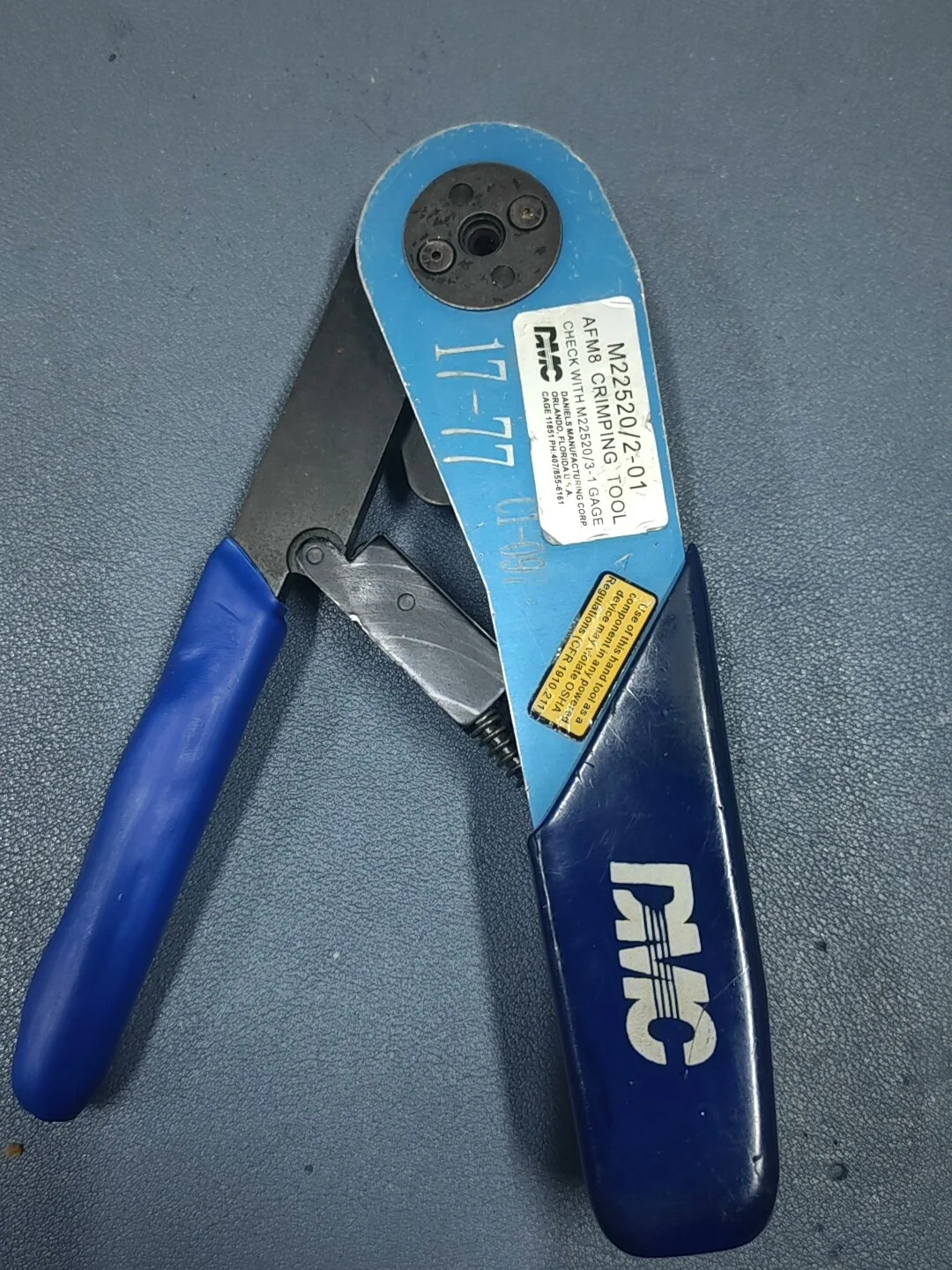 DMC M22520/2-01 M22520/1-01 AFM8 AF8 와이어 크림핑 플라이어 크림프 도구