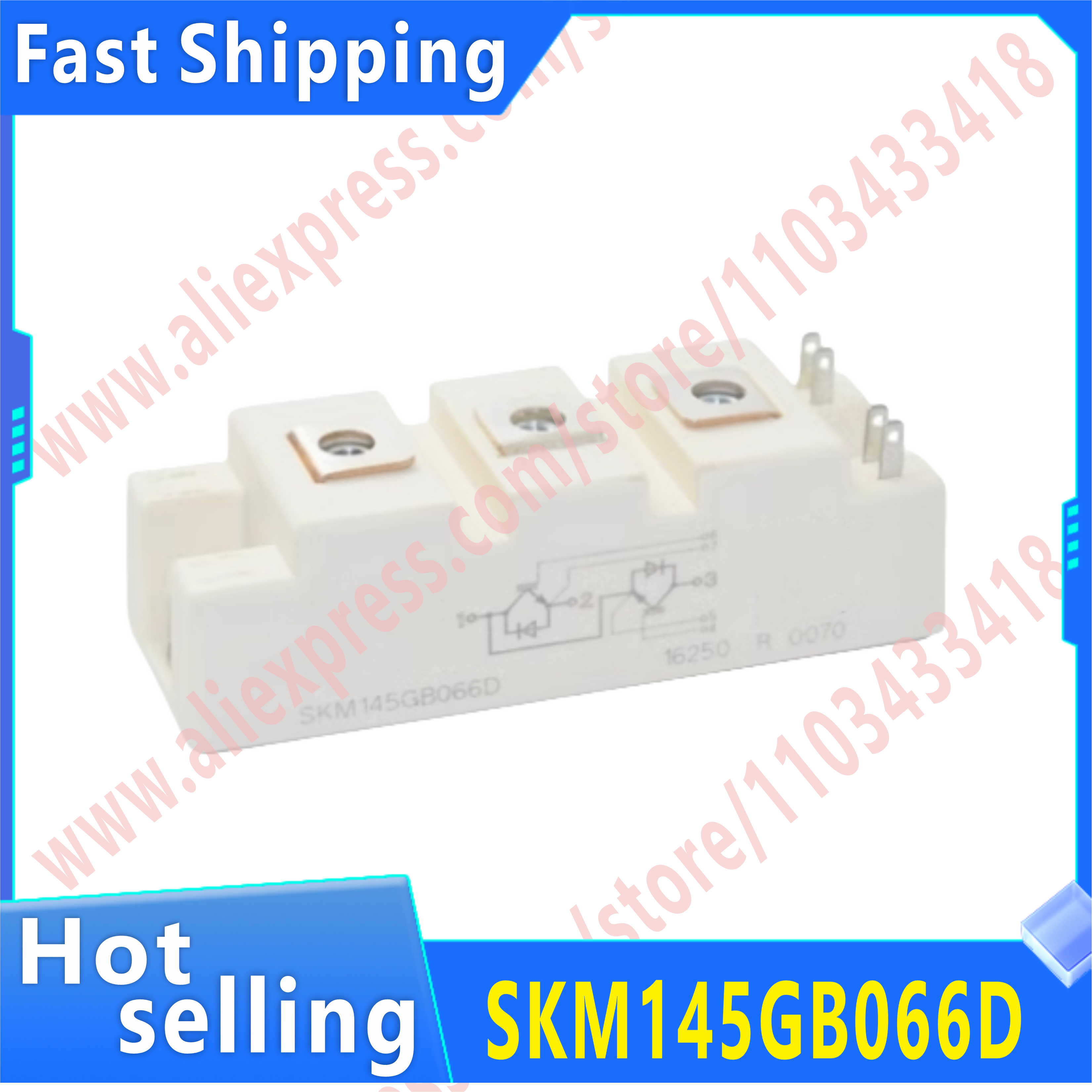 오리지널 SKM195GB066D SKM145GB066D 전원 모듈