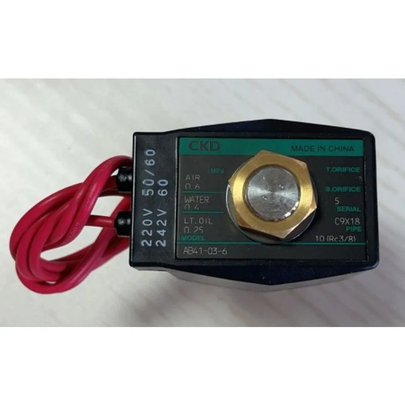 CKD 솔레노이드 밸브 AB41-03/- 1/2/3/4/5/6/7/-02E-DC24VAC220VAC110V부품
