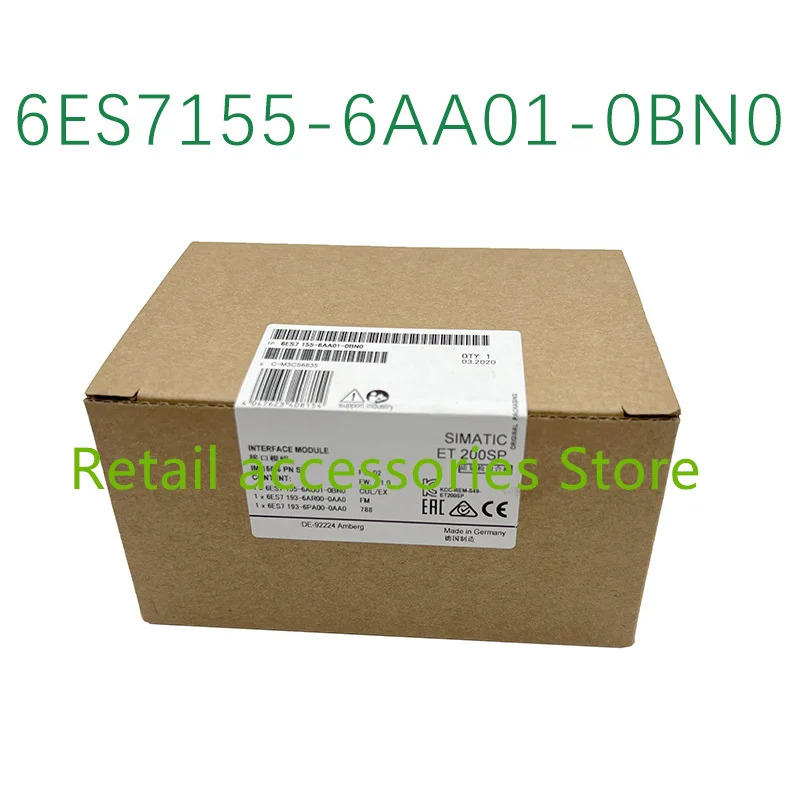 오리지널 6ES7155-6AA01-0BN0 6ES7 155-6AA01-0BN0 6ES7155-6AU01-0BN0 오리지널 산업용