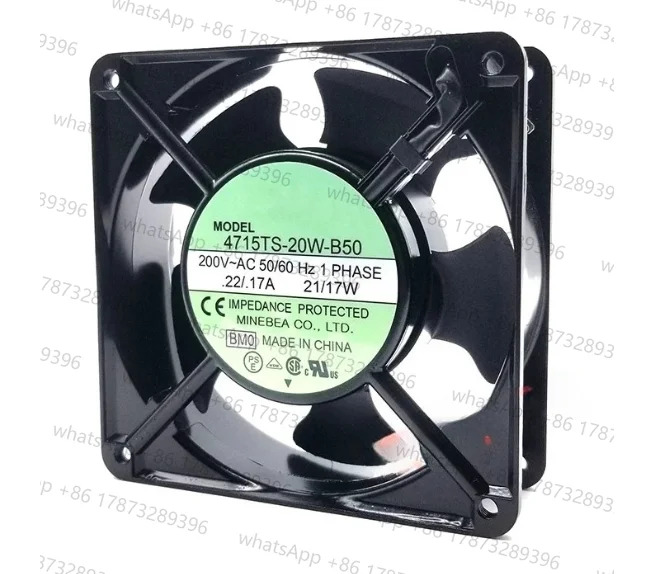 새 4715TS-20W-B50 200V 50/60HZ 21/17W 냉각팬