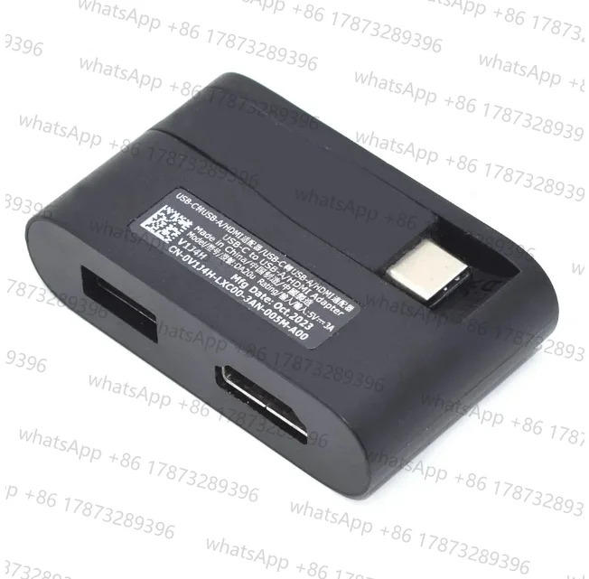 델 DA20u USB-C to USB-A/HDMI 어댑터 V1J4H 0V1J4H 5V-3A 컨버터 노트북 부품