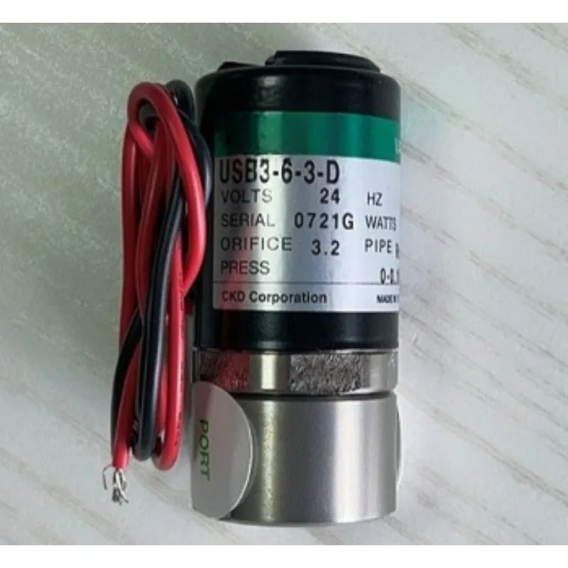 CKD 솔레노이드 밸브부품 USB3-6-1/2/3-DC24V USG3/USB3-6-1/2-3/-W-D-B-E-DC24V