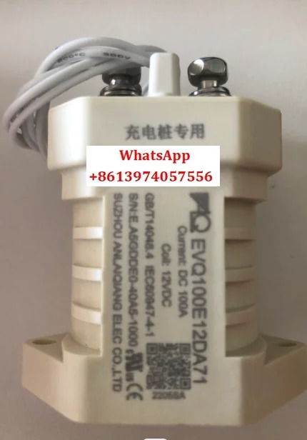 DC 접촉기 EVQ200A 250A 300A 릴레이 코일 단일 전압 12V 24V