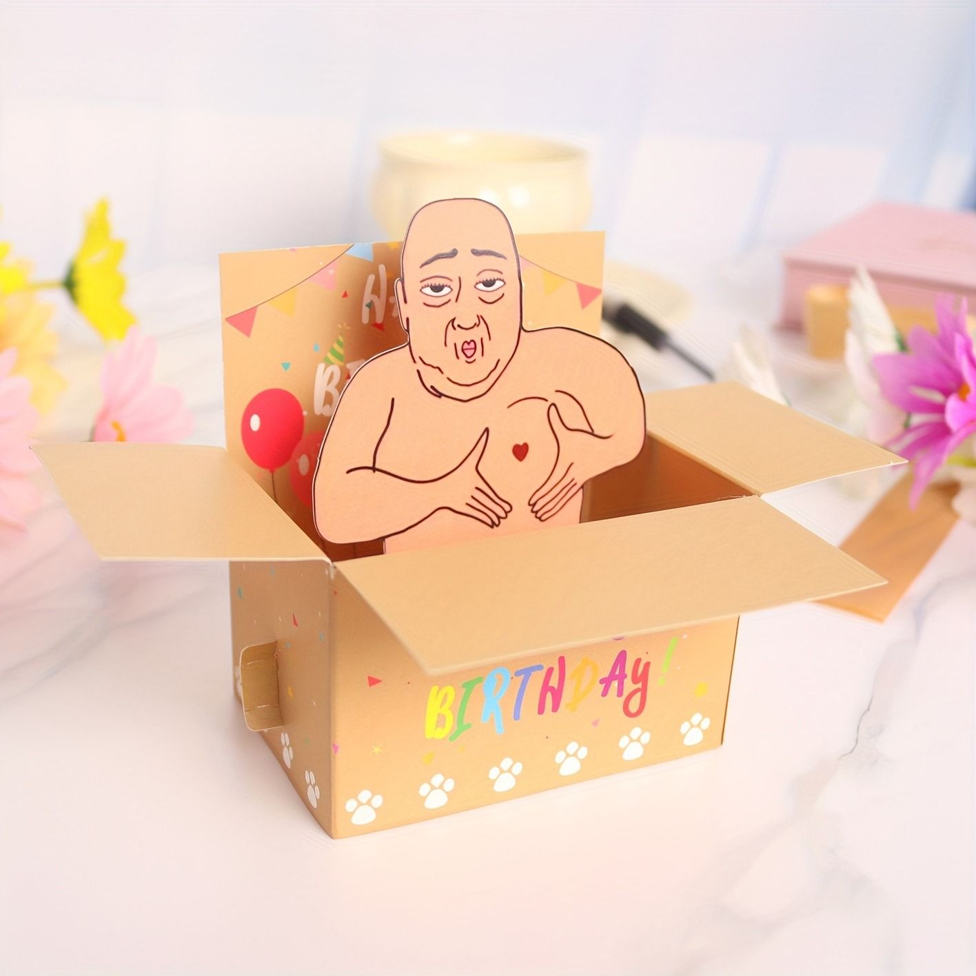 부담스러운 대머리 편지지 킹받는 웃긴 병맛 쓸데없는 친구 우정 선물 편지 메시지 메모 엽서 이미지 7