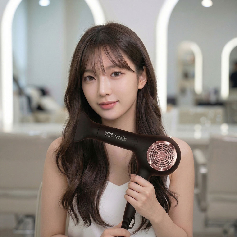 예스뷰티 헤어 드라이기 WUP 업소용 가벼운 블랙 휴대용 미니 전문가용 가정용 미용실 - 상품 이미지