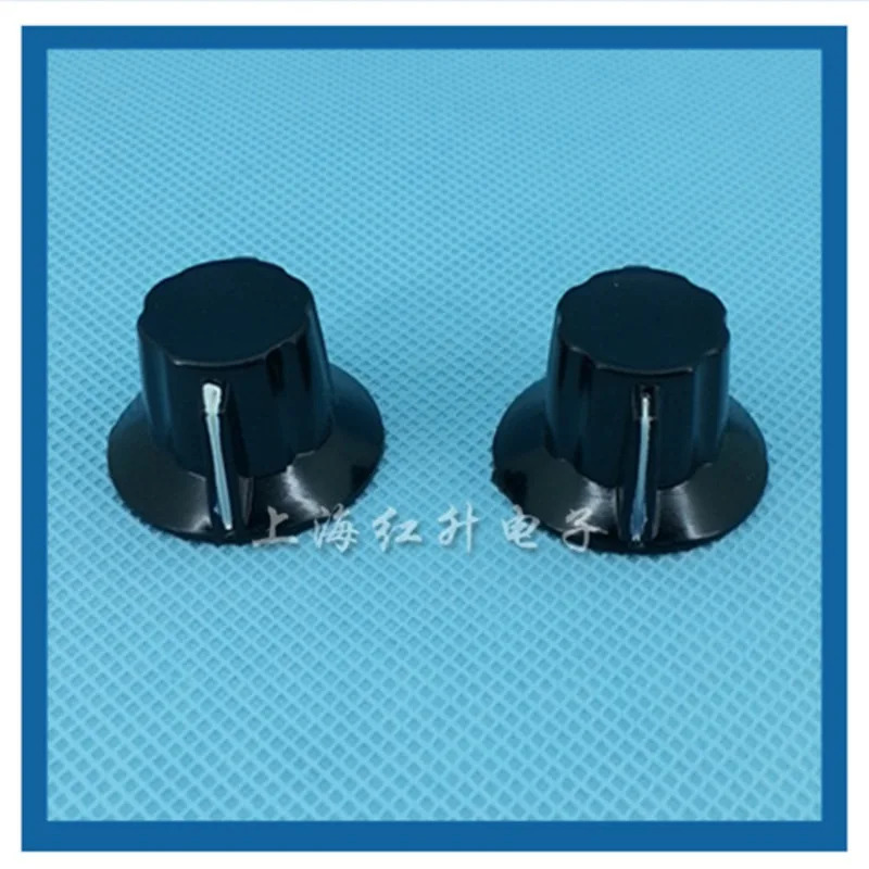 고무 우드 노브 포텐셔미터 캡 스위치 K18-2 내경 6mm 이어 포함