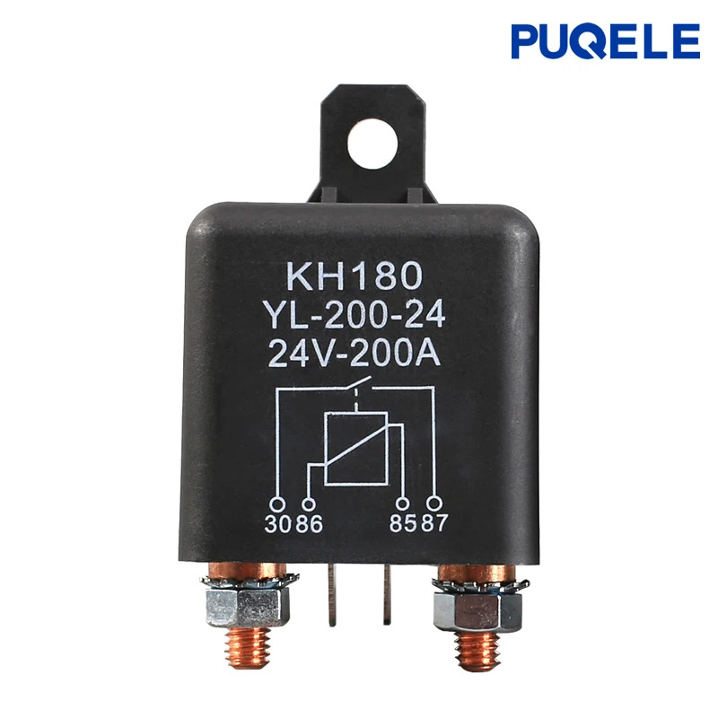 KH180YL-200A/120A 상시 개방형 4핀 스타팅 릴레이 전류 접촉기 고출력 자동차