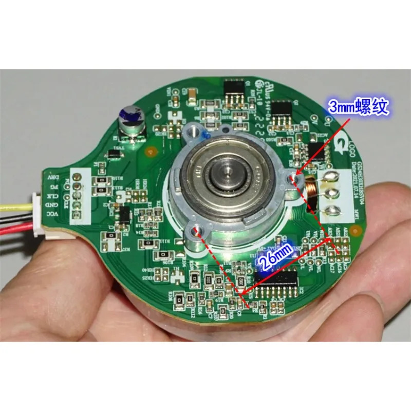 57mm 외부 로터 브러시리스 팬 모터 CLK 신호 속도조절 12V18W DC 가변 주파수