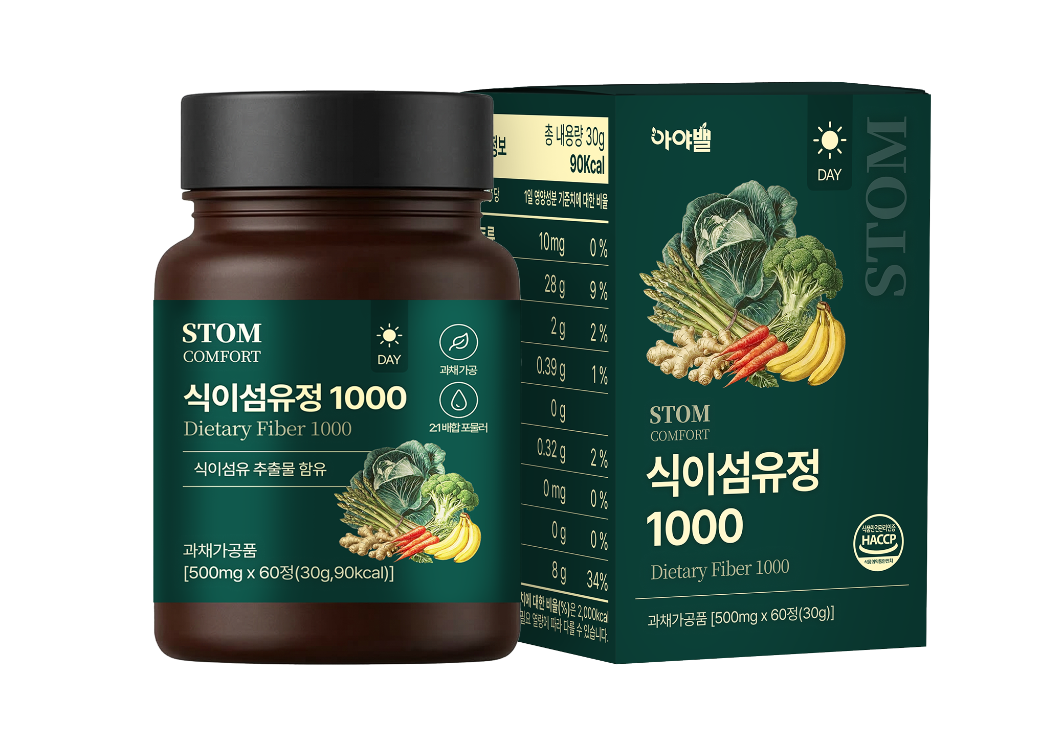 [STOM] 안성훈 식이섬유 닥터민스 식이섬유정1000 선물세트 (6개월분) 원산지:국산(충청북도) 이미지 3
