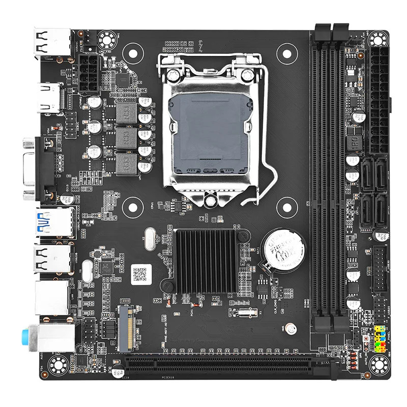 B75M-I 메보드 데스크탑 홈오피스 소형 보드 DDR3 메모리 LGA-1155 지원 M.2 NVME 부품